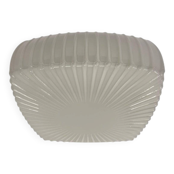 Lampe de plafond en verre de style mid-century / lampe murale, années 1970 - Tchécoslovaquie
