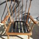 Paire fauteuils éventail esprit scandinave Baumann