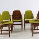 Ensemble de six chaises à manger design danois par Arne Hovmand Olsen
