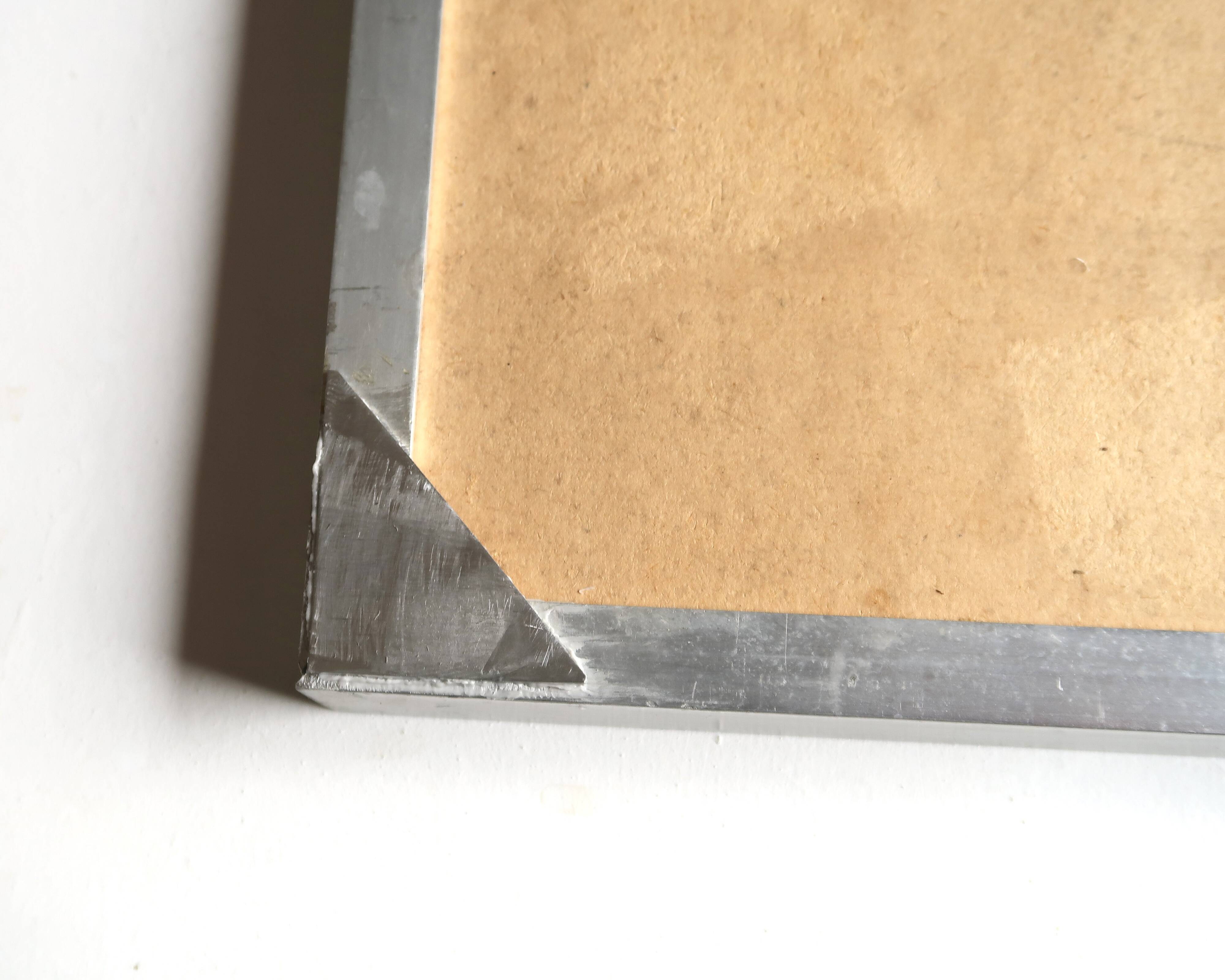 Tableau link of chain kinetic optical art signed by Patrick Dupré