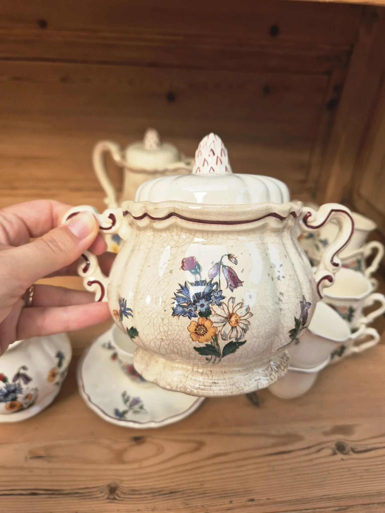 Complete tea and coffee service Sarreguemines