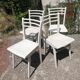Lot de 4 chaises bistrot vintage Luterma