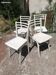 Set of 4 vintage bistro chairs Luterma