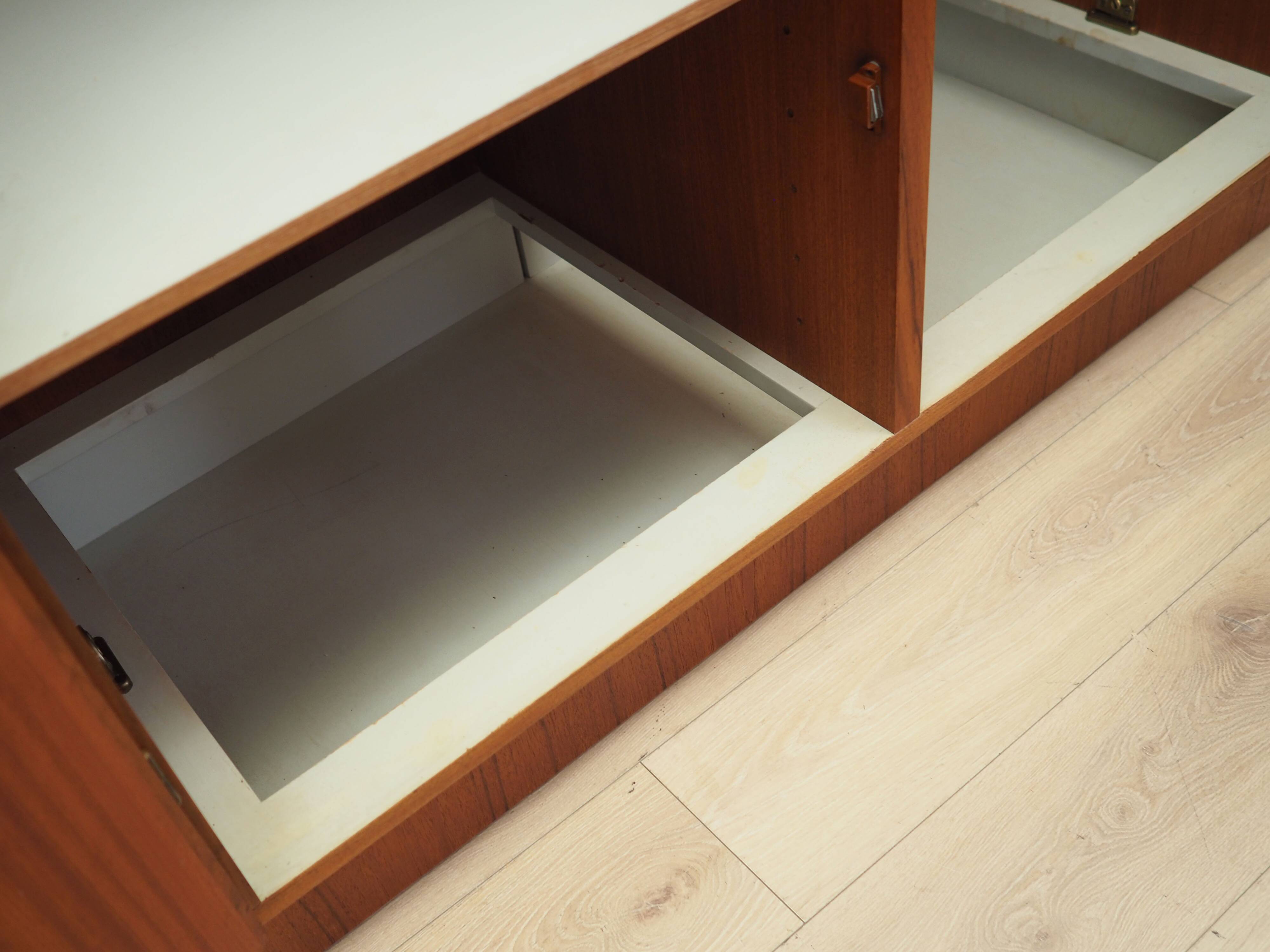 Teak wardrobe, Danish design, 1970s, manufacturer: Omann Jun