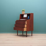 Teak Secretary, Danish design, 1970s, production: Denmark