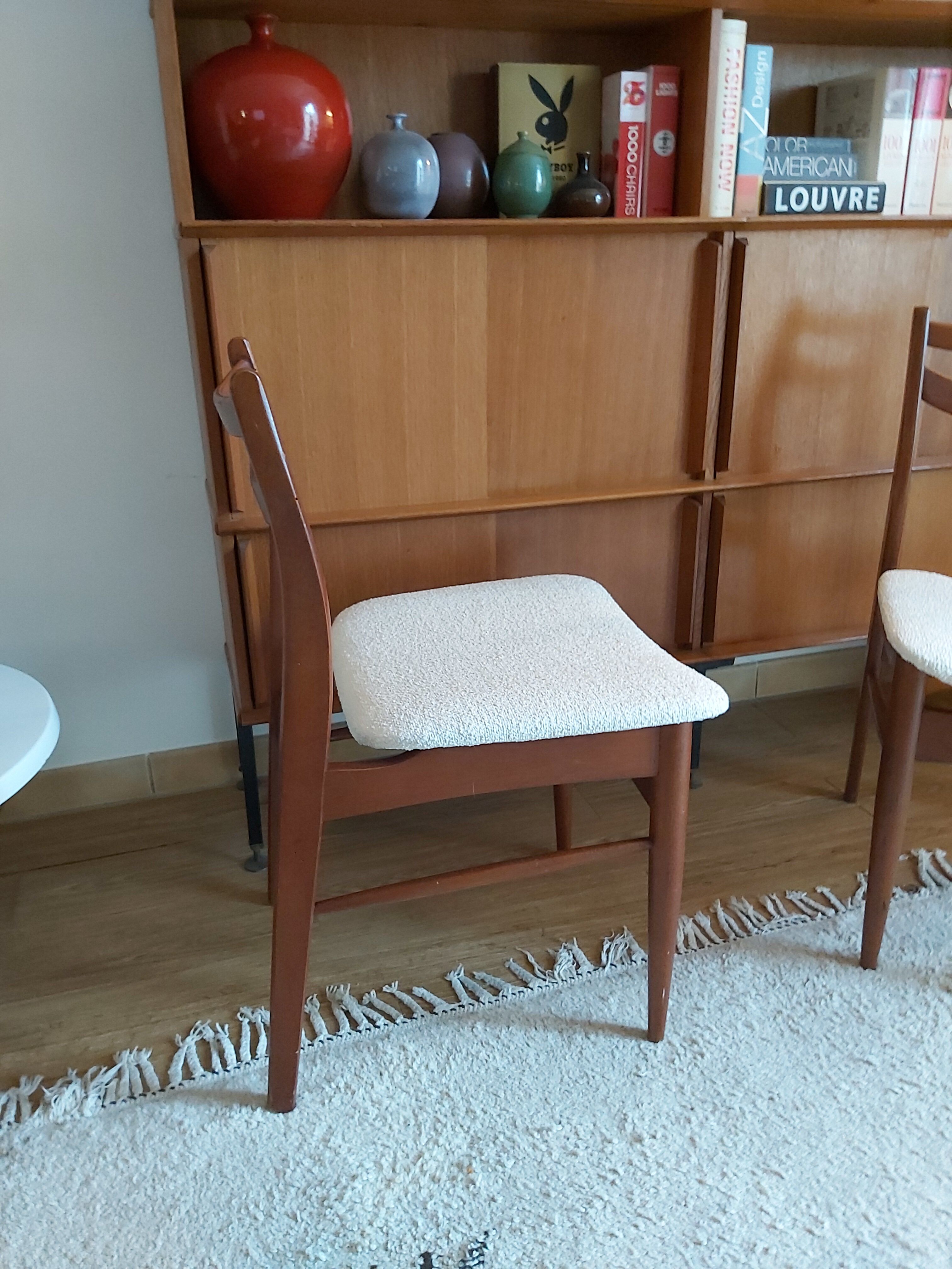 Pair of vintage scandinavian chairs
