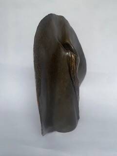 Free-form glazed ceramic vase from the 1960s