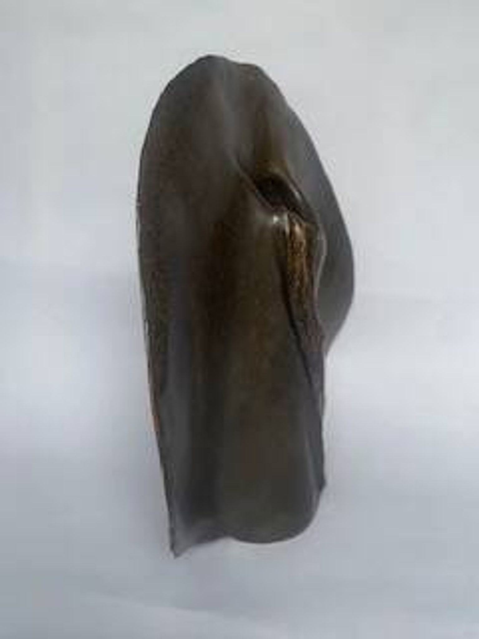 Free-form glazed ceramic vase from the 1960s