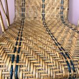 Vintage rattan armchair