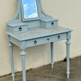 Louis XVI style dressing table with mirror