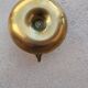 Bougeoir rond laiton vintage