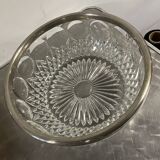 Silver and crystal metal cup