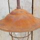 French Rusty Barn Lamp wall light