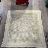 70s crochet blanket