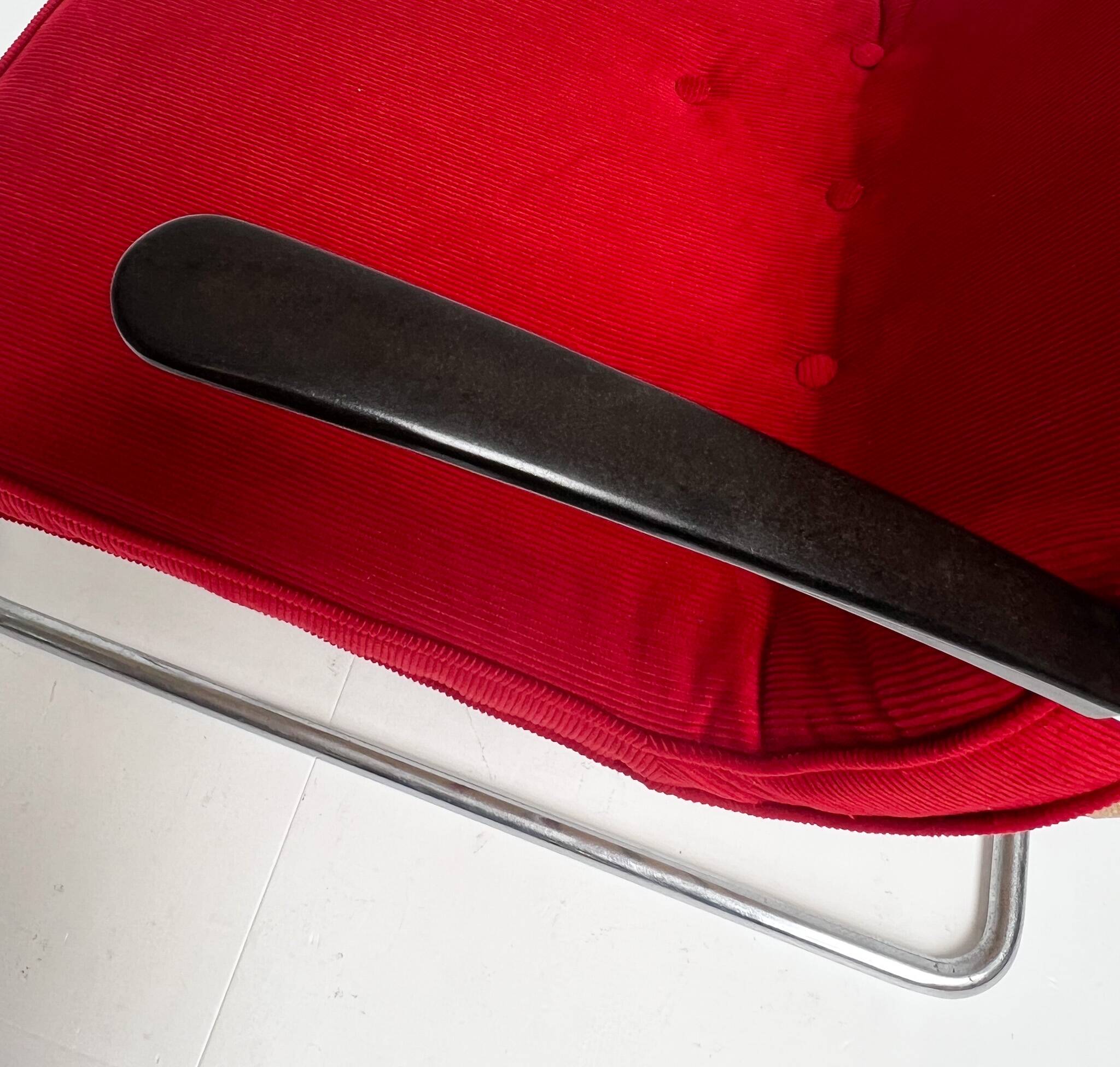 Zeer unieke Gispen 411 fauteuil uit de 1930’s. Uniek, omdat dit model sinds