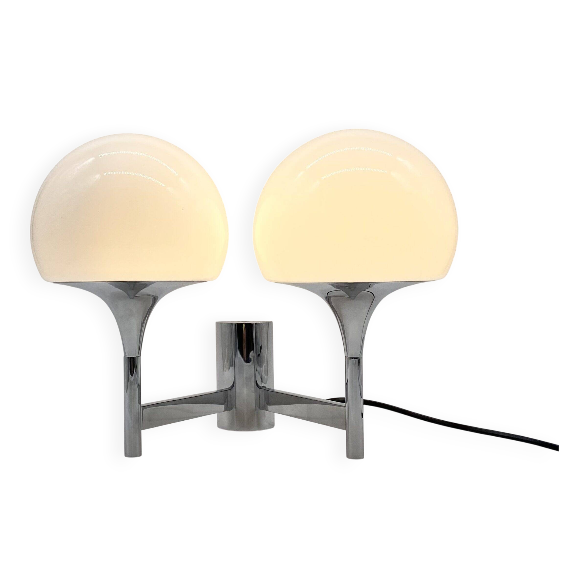 Double wall light by "Gaetano Sciolari" – Italy, 1970s