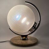 Murano glass spherical table lamp, Mazzega Italy 1970s