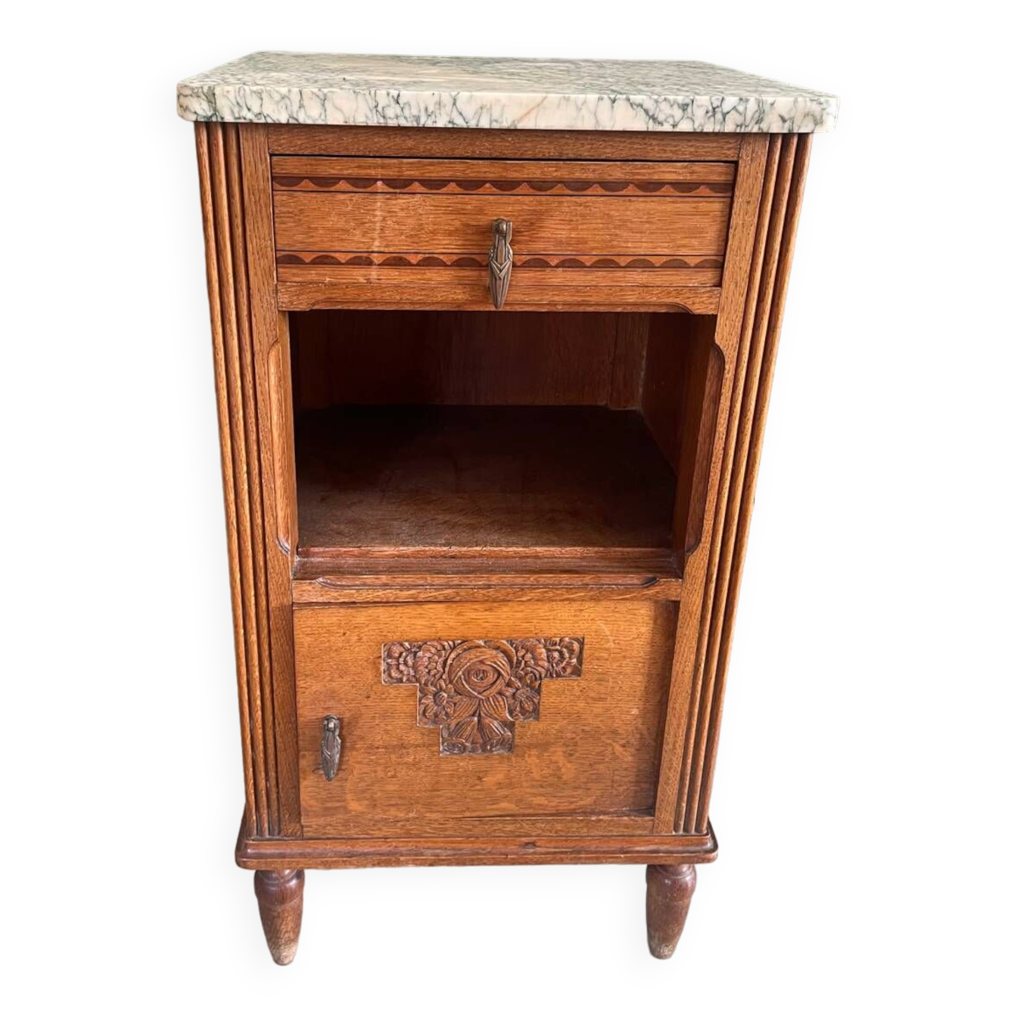 Art deco bedside table, art deco side table