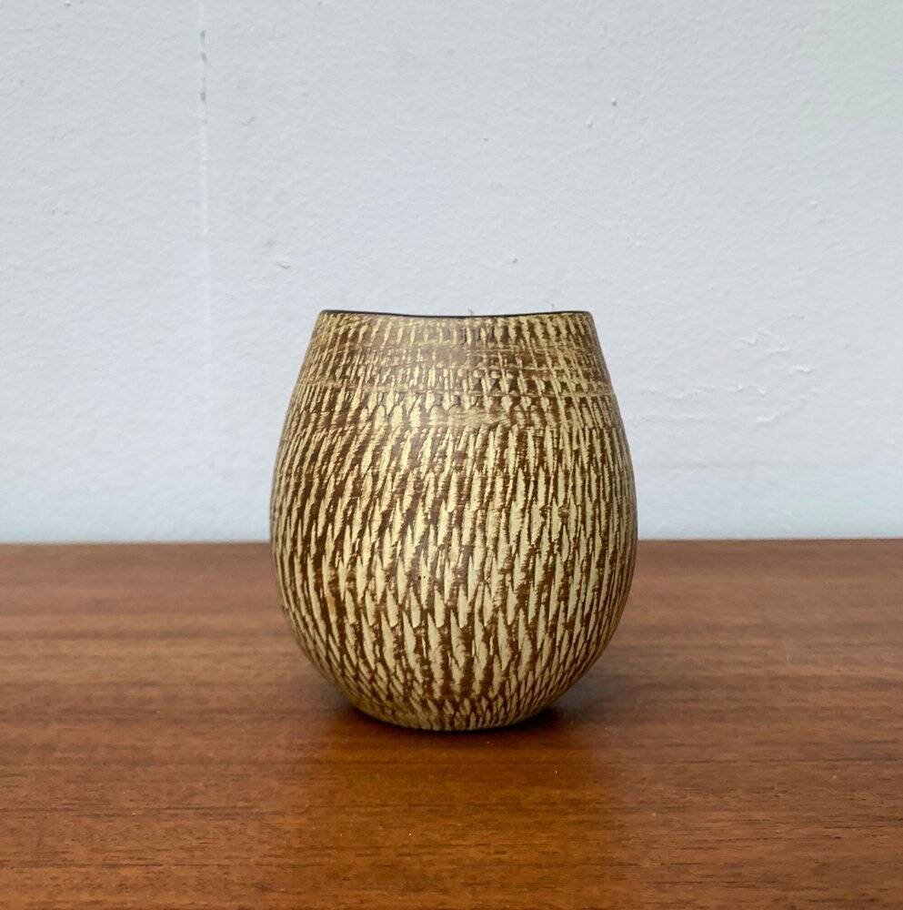 Vase en poterie allemande de l'Ouest par Rudolf Christmann pour Dümler & Breiden, années 1960