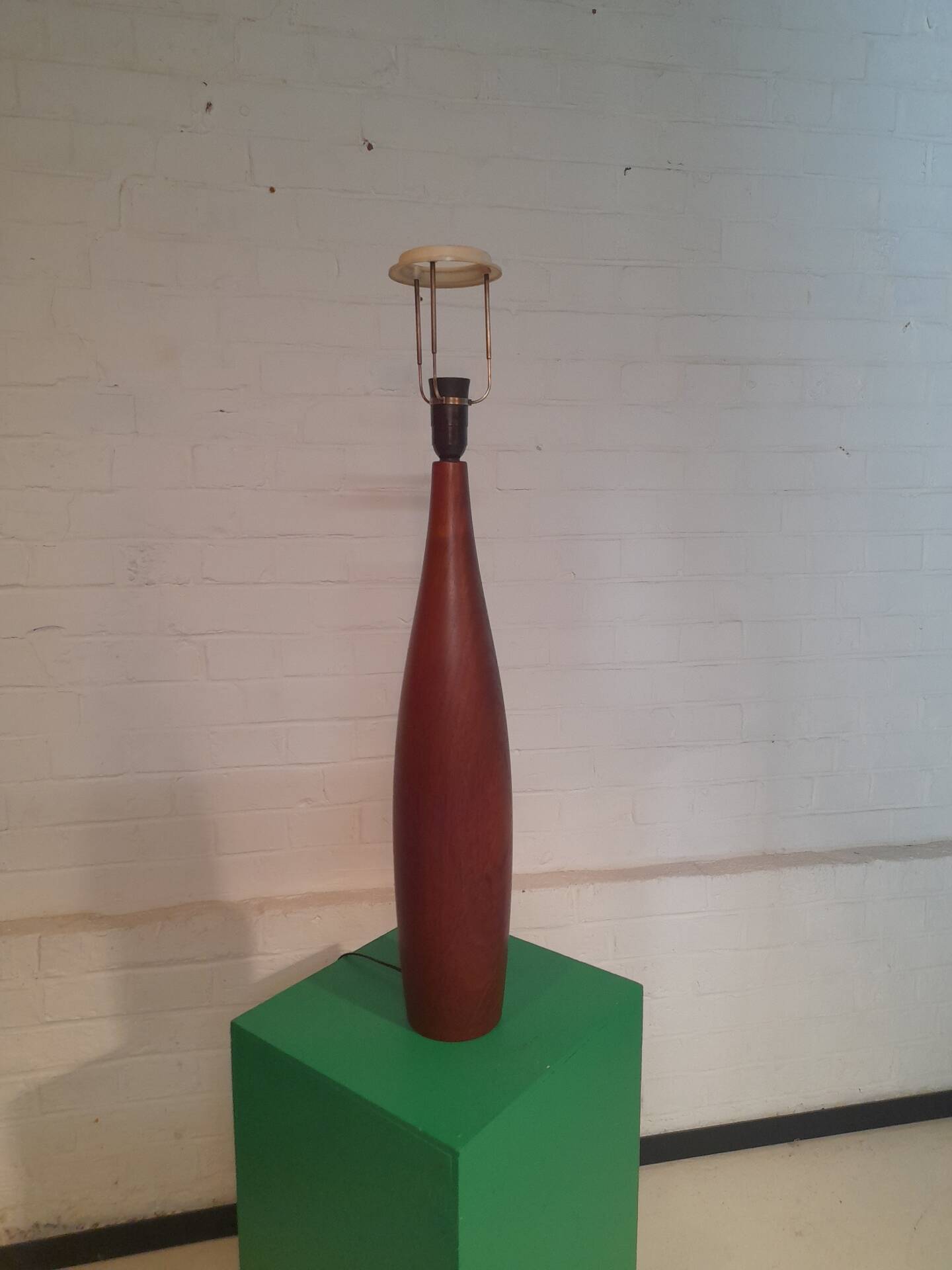 Large Danish modernist lamp signed ESA vintage