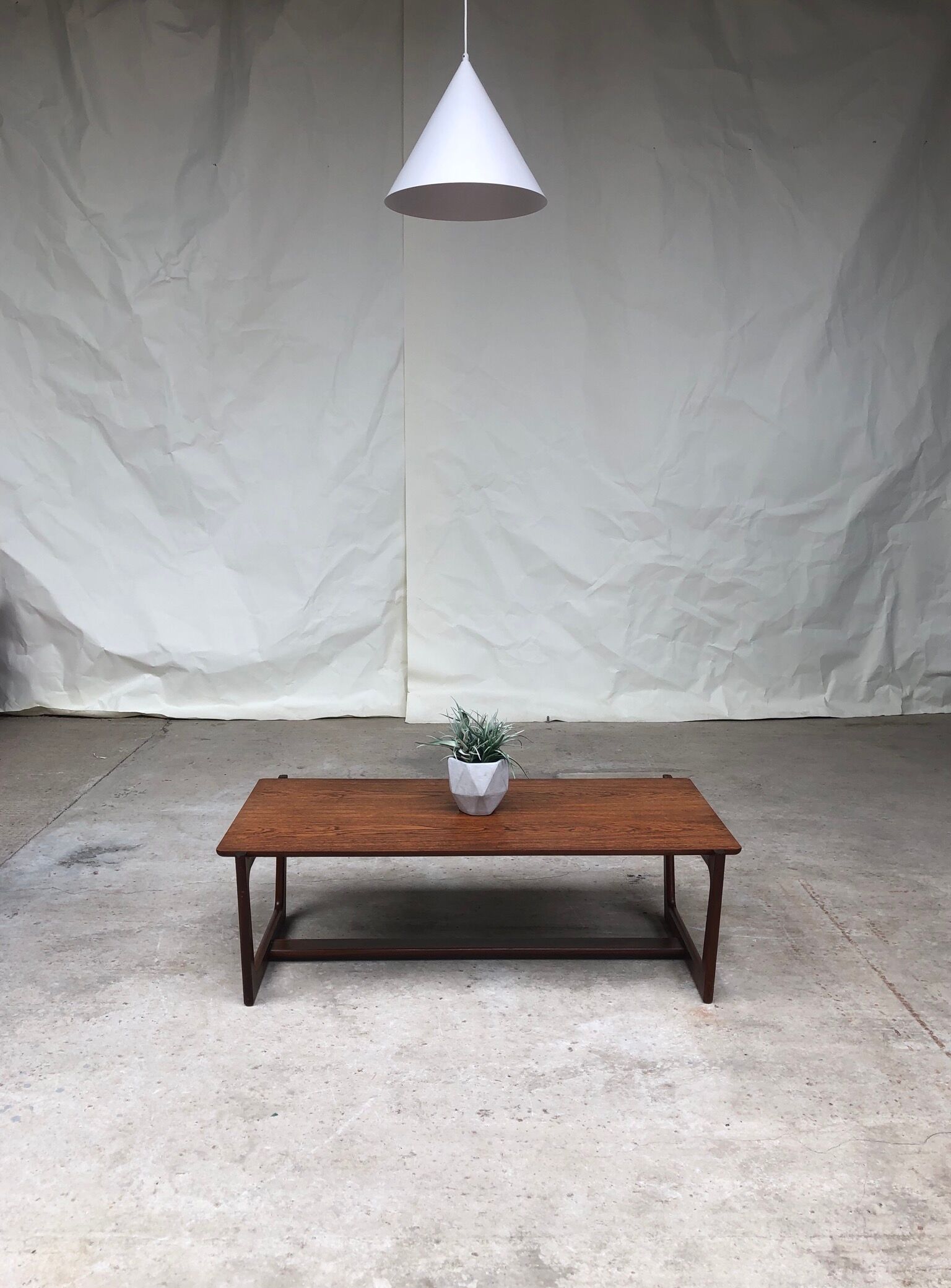 Vintage mid century  teak coffee table
