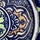 Spanish ceramic plate signed