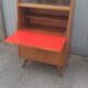 Former Scandinavian secretary feet compass furniture showcase wood 1960 vintage