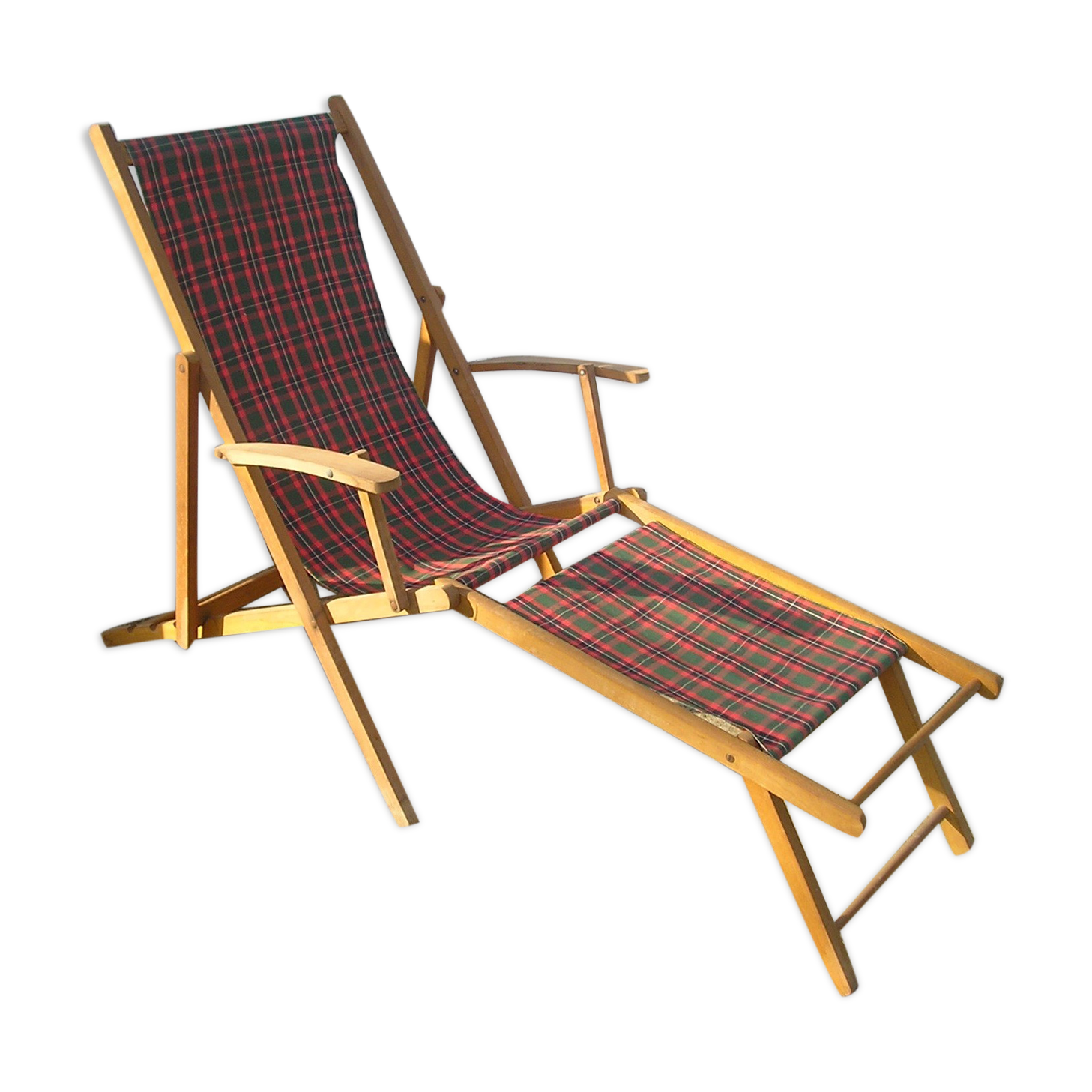 70s/80s folding garden long chair