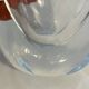 Asymmetrical crystal vase by Schneider from the 1960s - 1970s.