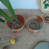 Two Montgolfier sandstone cups France