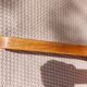 round or oval table with extension, central leg, vintage Baumann design