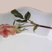 Hand painted porcelain fruit bowl