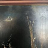 Acrylic on canvas by Jacques Petit signed