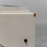 Bar trolley in smoked glass smoked 1970