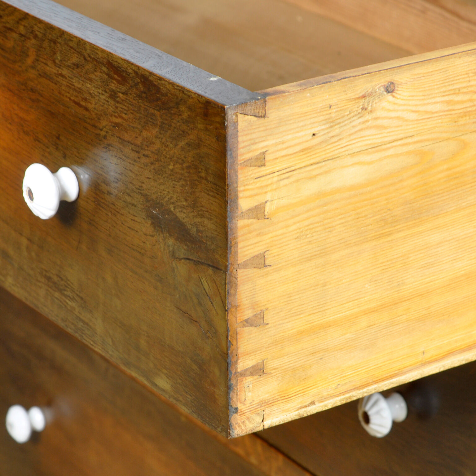 Oak Chest Of Drawers, Circa 1920