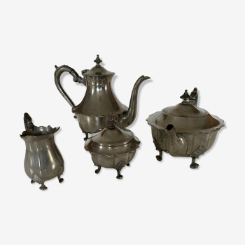 Teapot set, coffee maker in tin