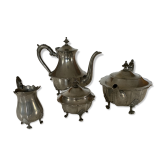 Teapot set, coffee maker in tin