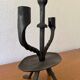 Brutalist wrought iron chandelier from the 60s
