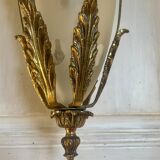 Bronze and polished glass suspension circa 1900