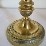 A pair of Gilt Bronze Candlesticks