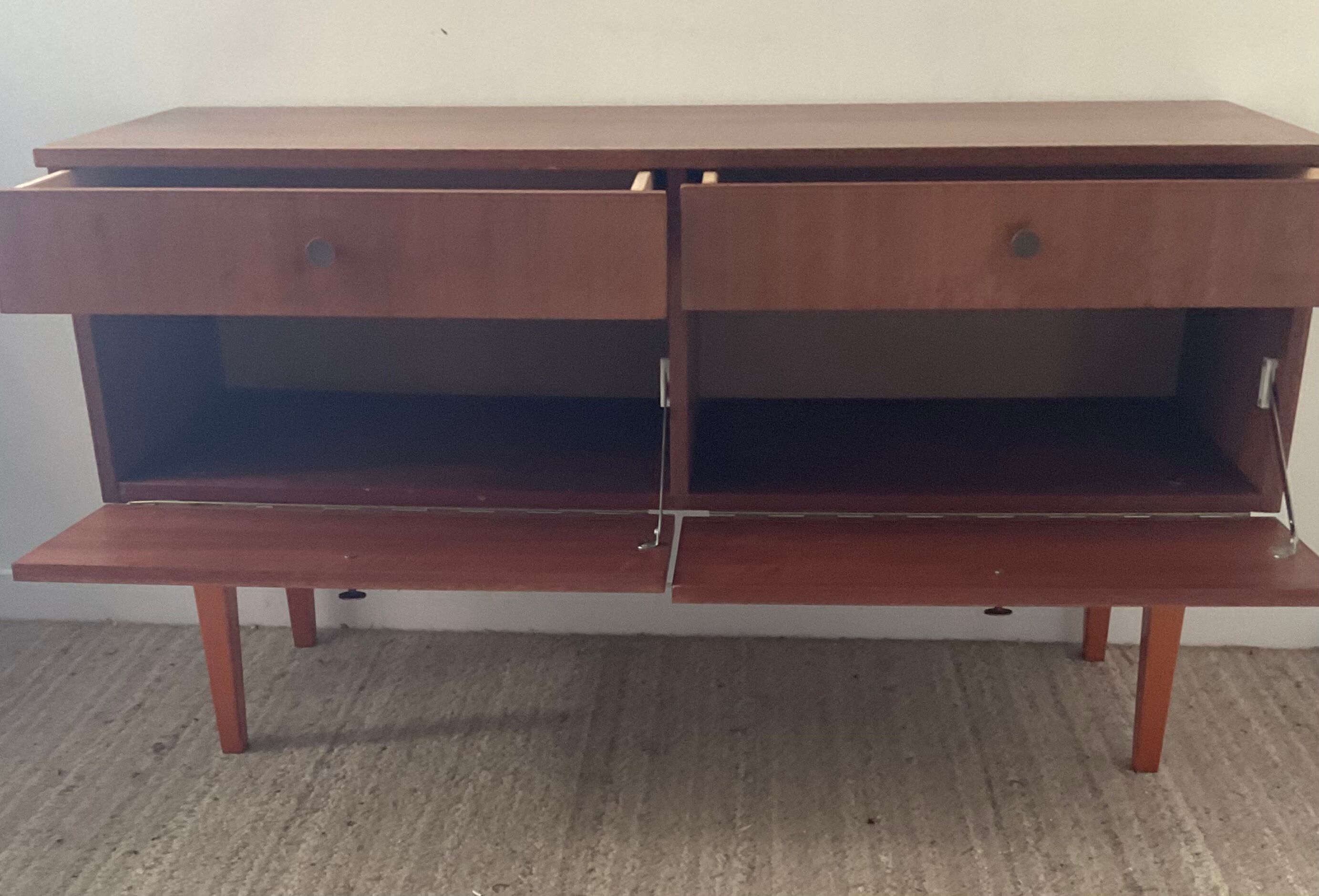 Scandinavian teak TV cabinet from the 60s and 70s