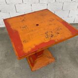 Pair of Tolix Kub model tables from the 1950s
