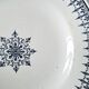 Mismatched antique ironstone dinner plates