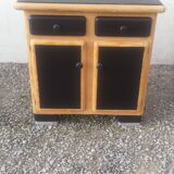 Black and wood mado buffet