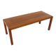 Scandinavian minimalist teak bench, Sweden, 1960