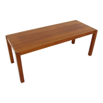 Table basse minimaliste scandinave en teck, suède, 1960