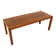 Scandinavian minimalist teak bench, Sweden, 1960