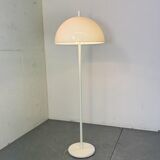 Vintage Space Age Modernist White Mushroom Shape Floor Lamp from Dijkstra Lampen, 1970s