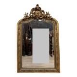 large Napoleon III period mirror in gilded wood circa 1880