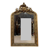 large Napoleon III period mirror in gilded wood circa 1880